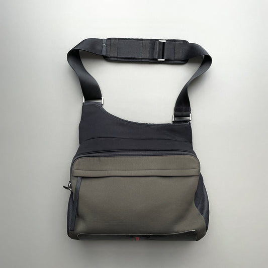 Prada Sport Khaki 00s Neoprene Crossbody Messenger Bag