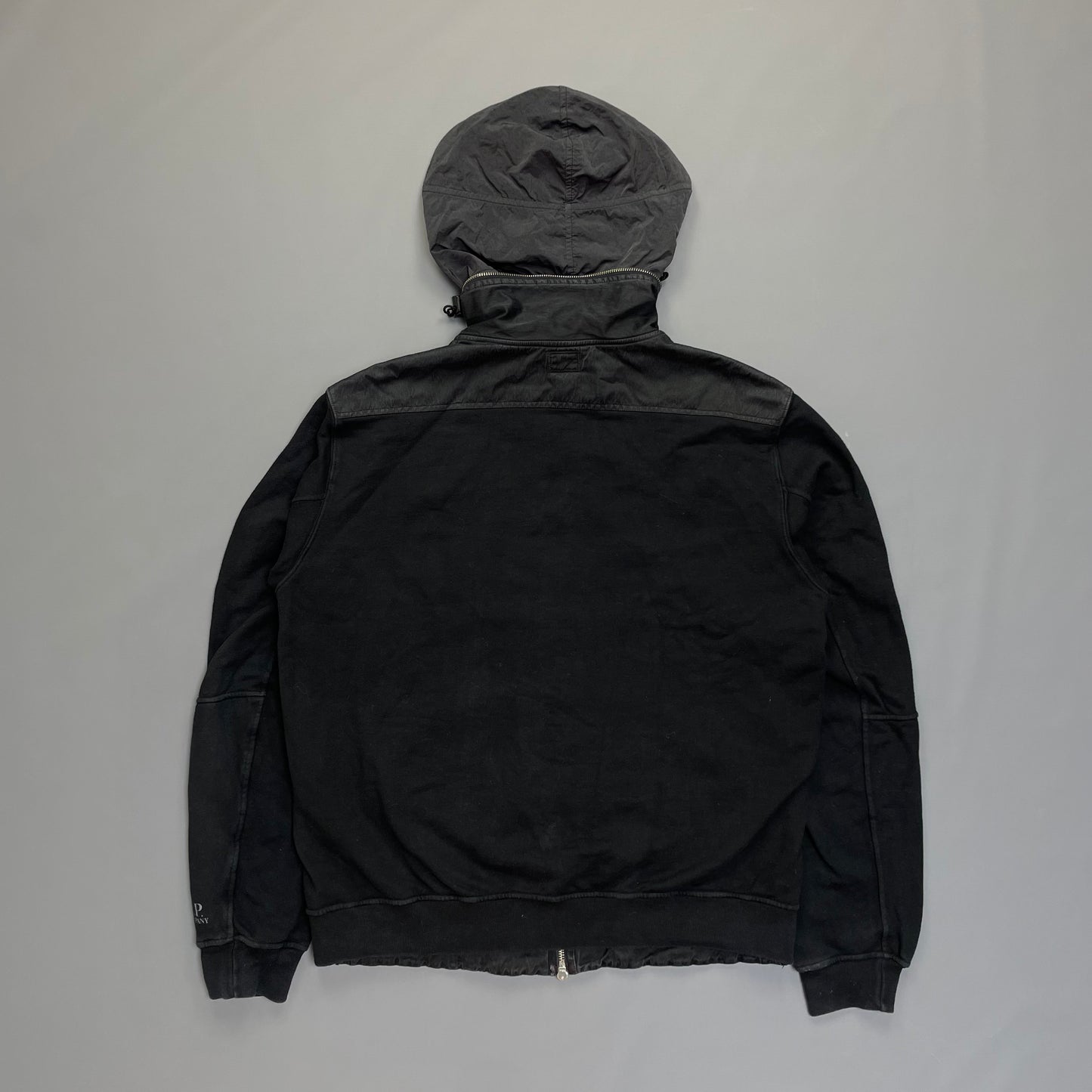 C.P. Company Black Cotton Jacket w/ Concealed Hood SS07