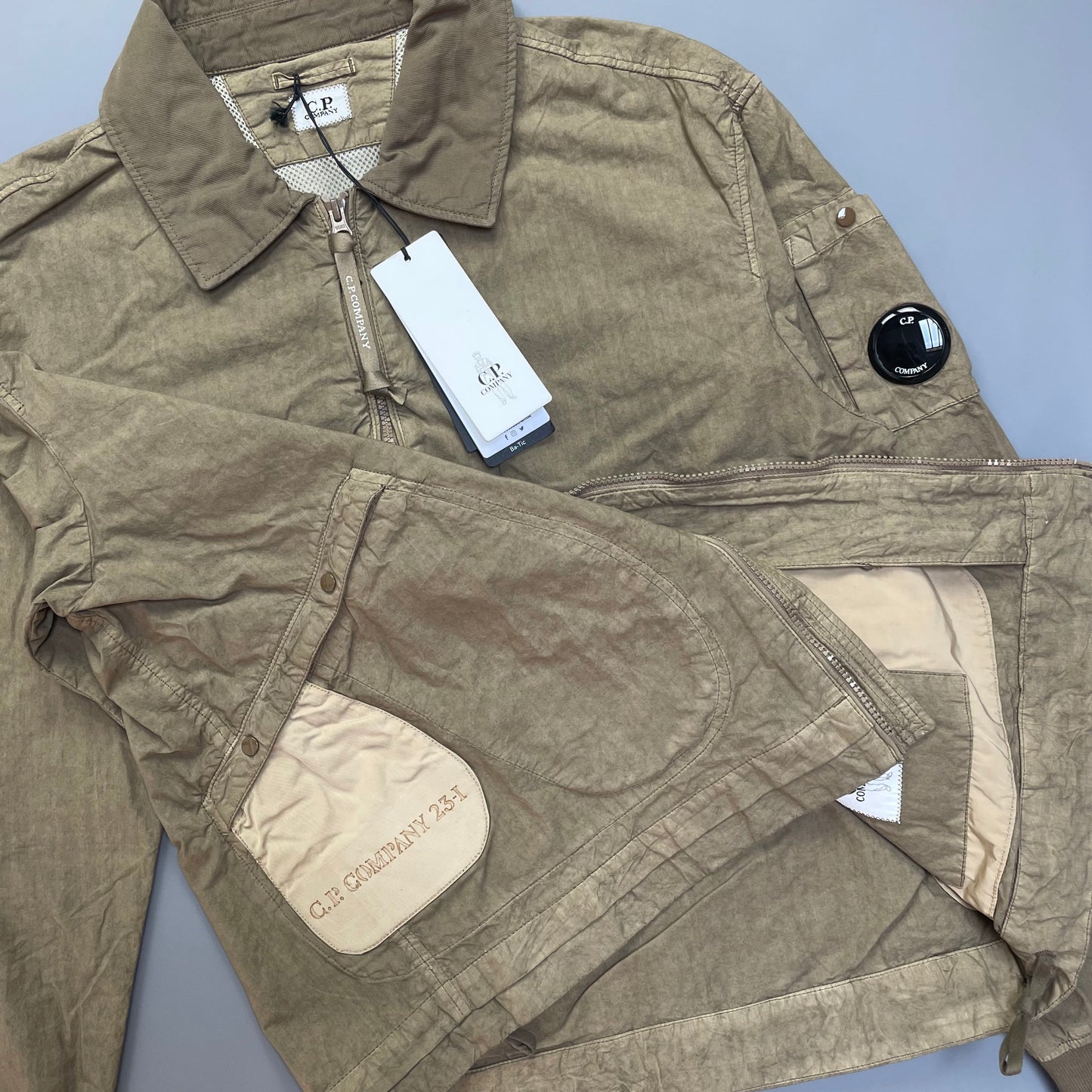 C.P. Company Ba-Tic SS23 Lightweight Jacket in Bronze