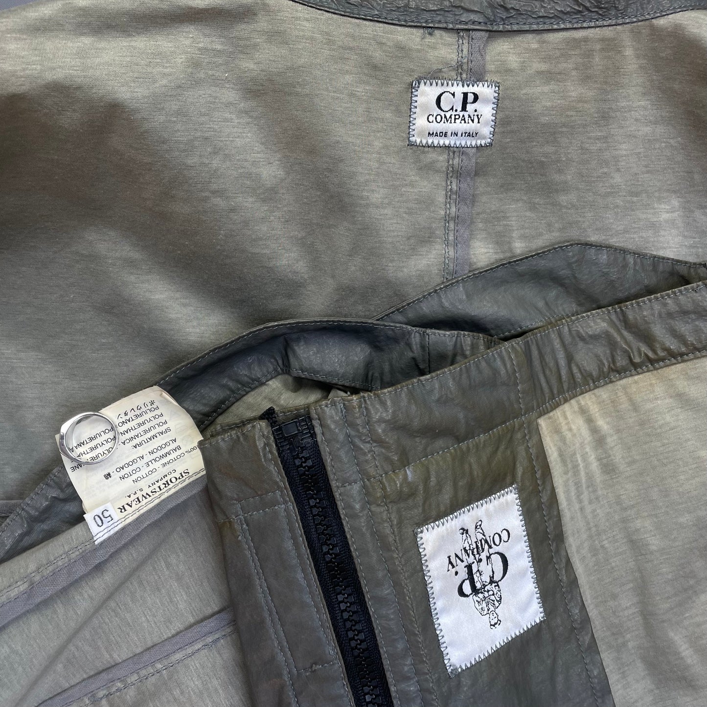 C.P. Company SS00 Extremely Rare Silver Boxy Jacket