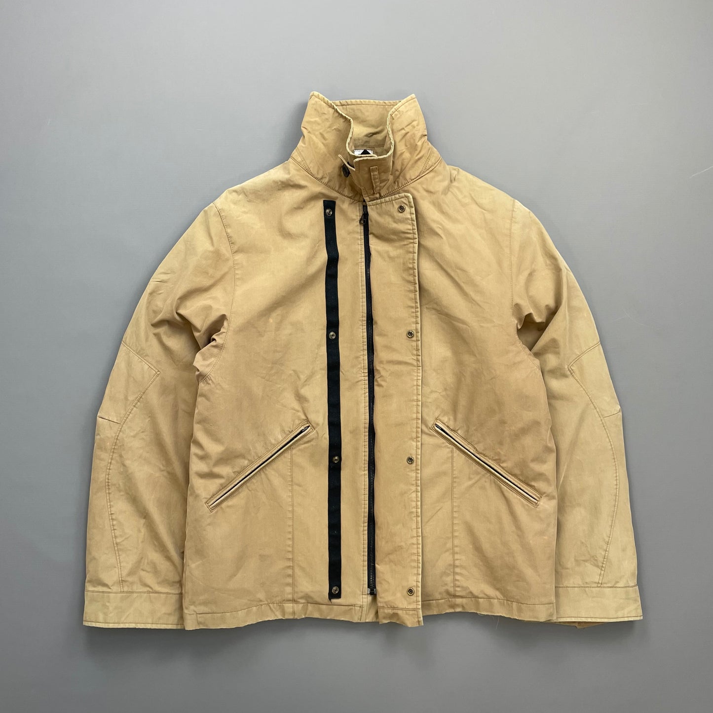 C.P. Company Tan AW02 Nylon Removable Liner Coach Jacket
