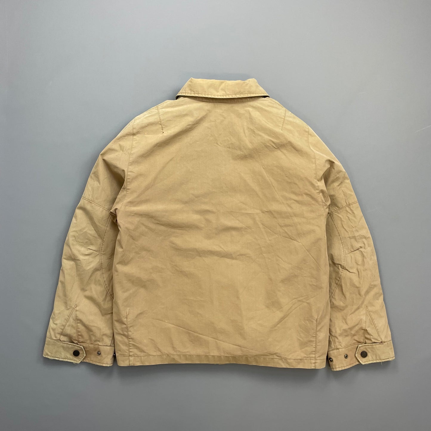 C.P. Company Tan AW02 Nylon Removable Liner Coach Jacket