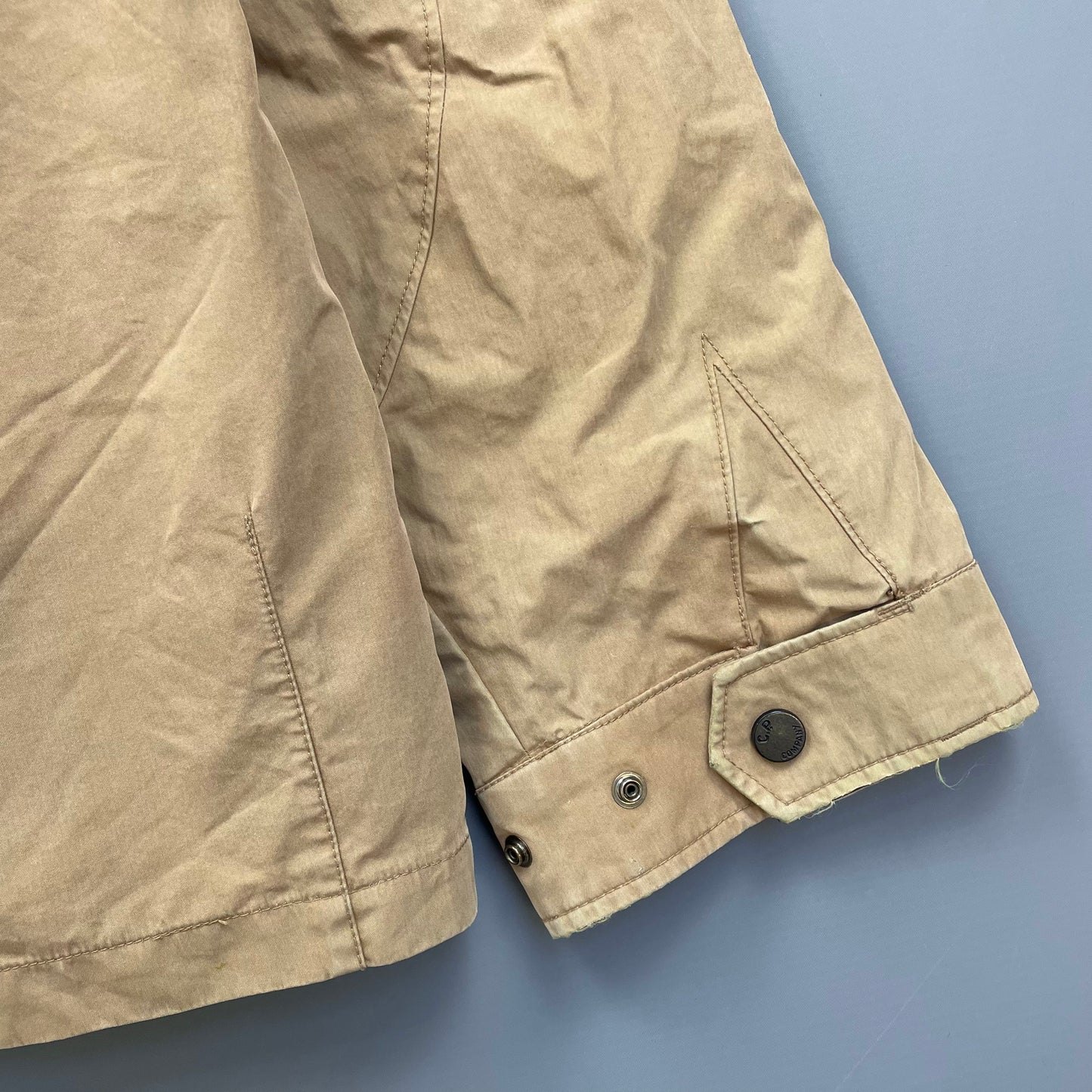 C.P. Company Tan AW02 Nylon Removable Liner Coach Jacket