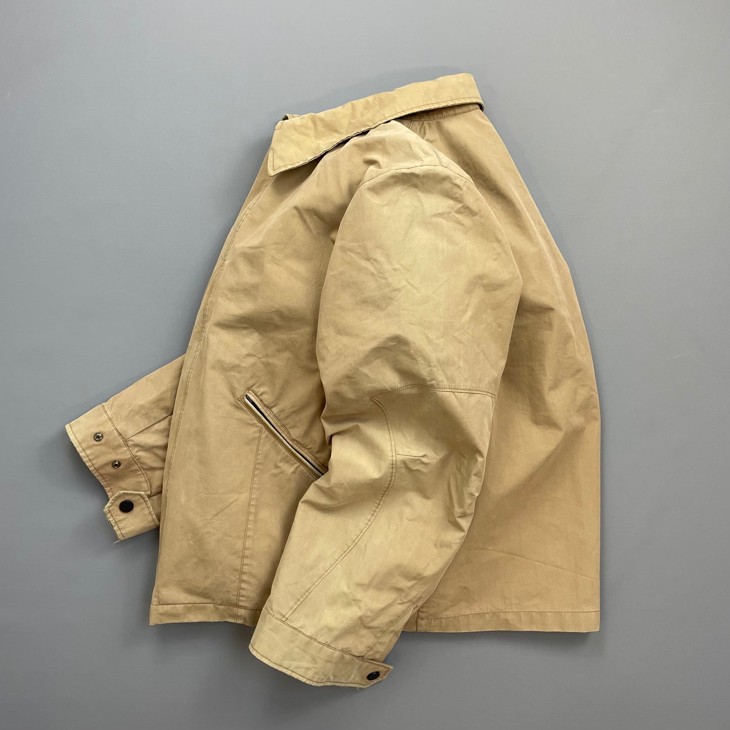 C.P. Company Tan AW02 Nylon Removable Liner Coach Jacket