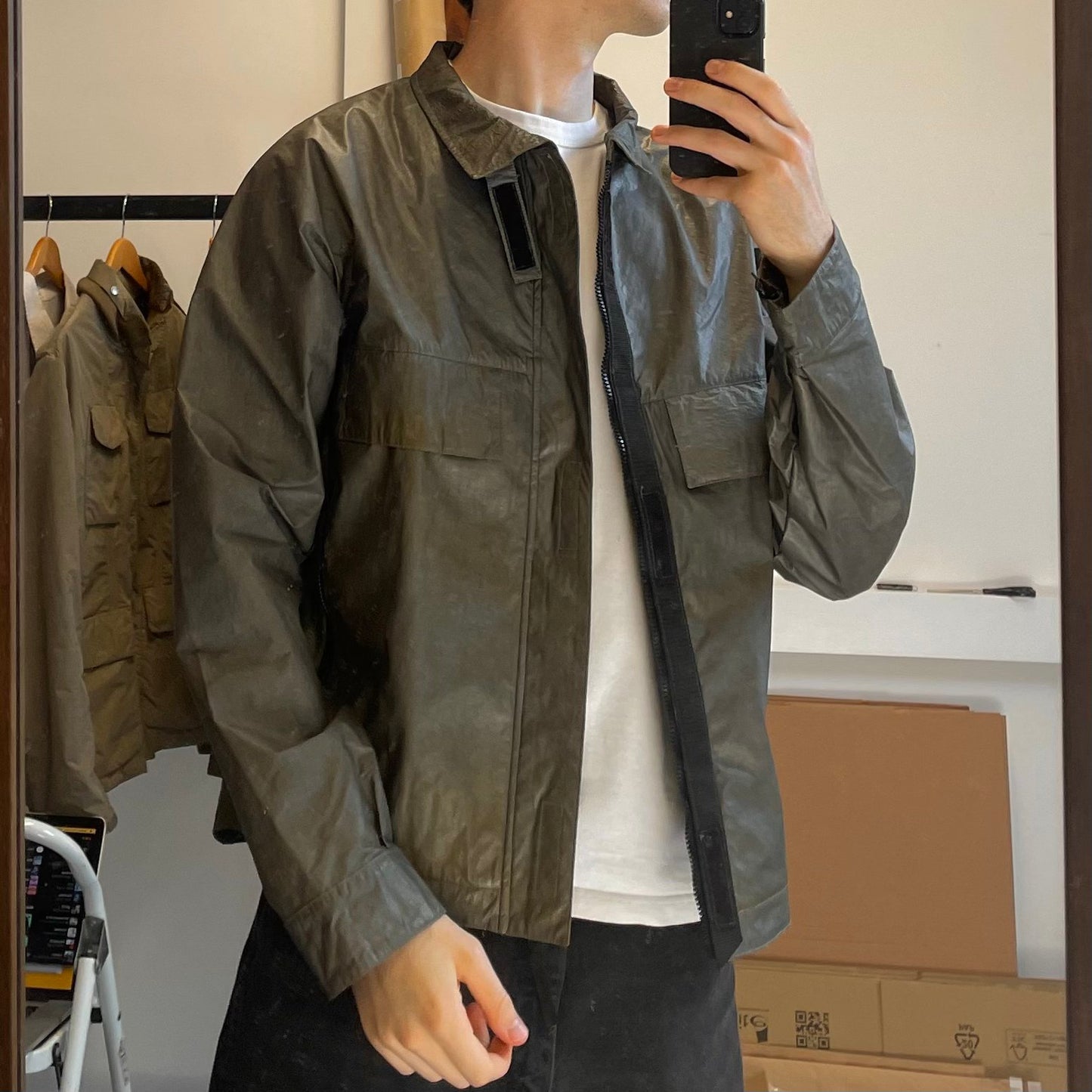 C.P. Company SS00 Extremely Rare Silver Boxy Jacket
