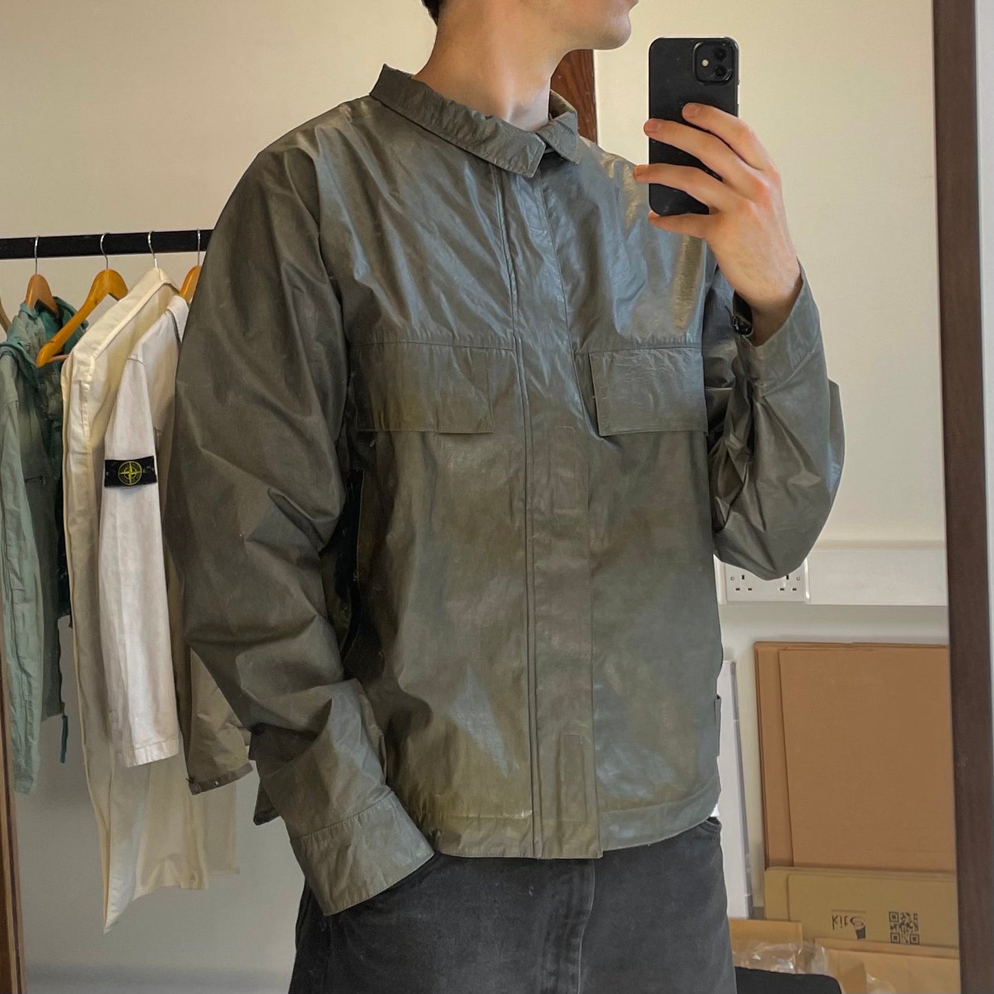 C.P. Company SS00 Extremely Rare Silver Boxy Jacket