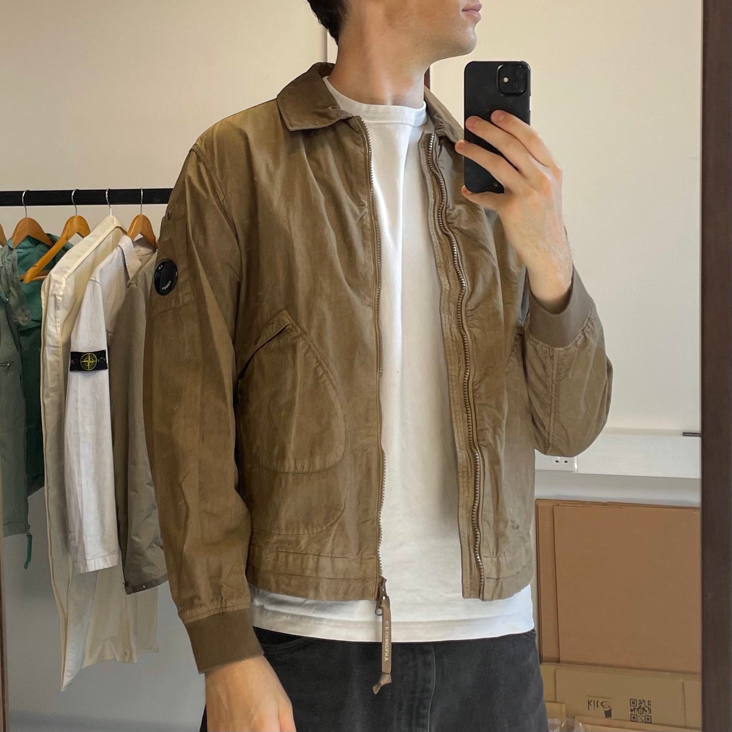 C.P. Company Ba-Tic SS23 Lightweight Jacket in Bronze