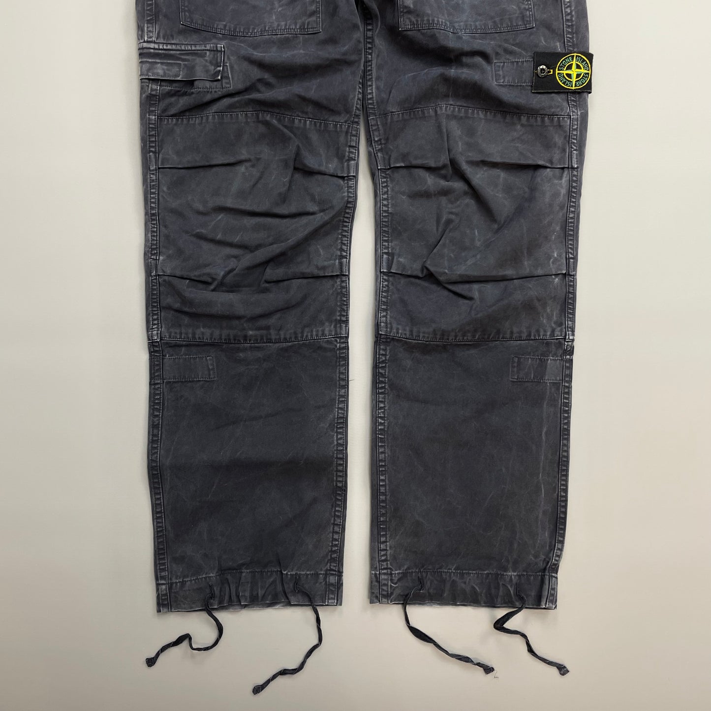 Stone Island Navy 00s Technical Cargo Trousers