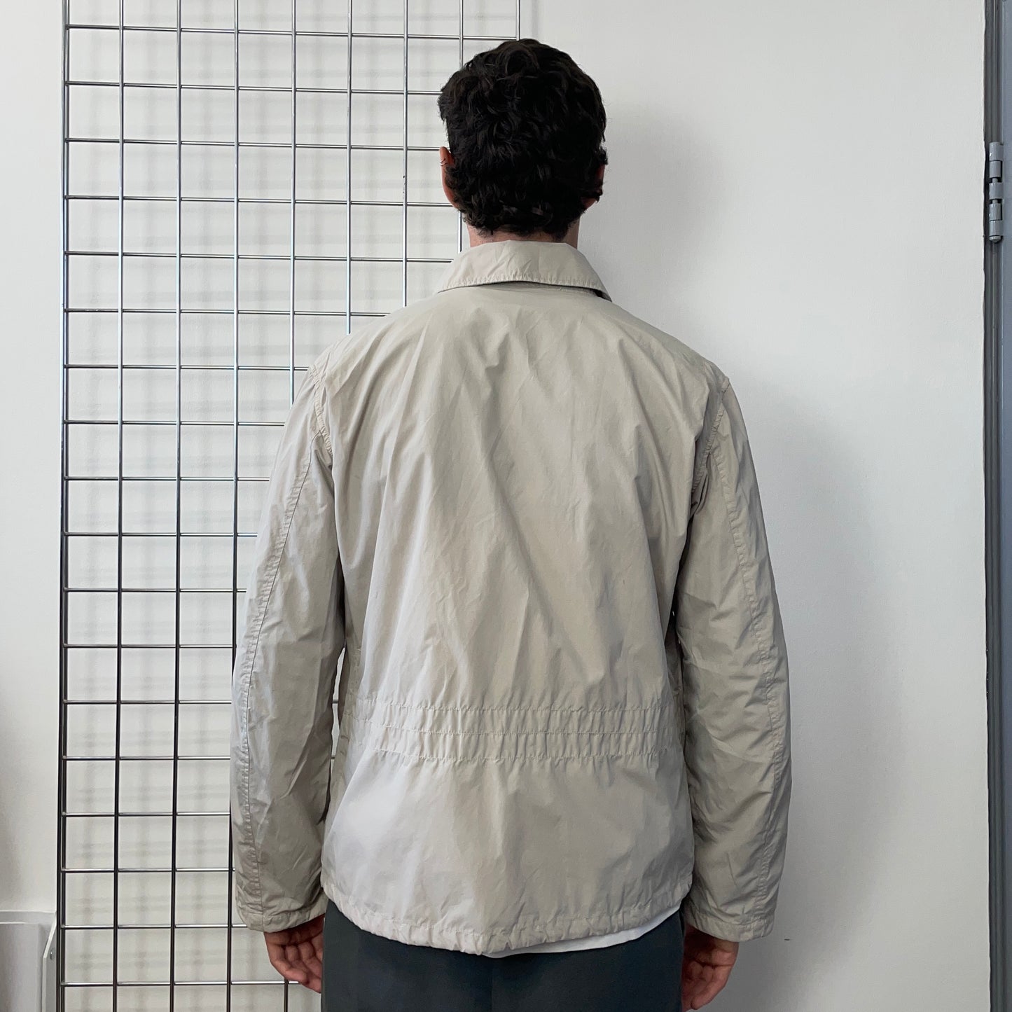 Stone Island Denims Grey SS03 Nylon Zip-Through Harrington Jacket