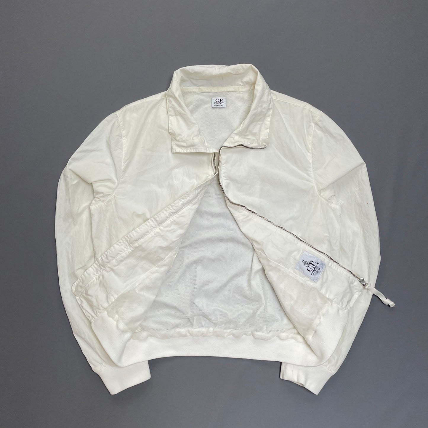 C.P. Company White Shell Bomber Jacket SS04