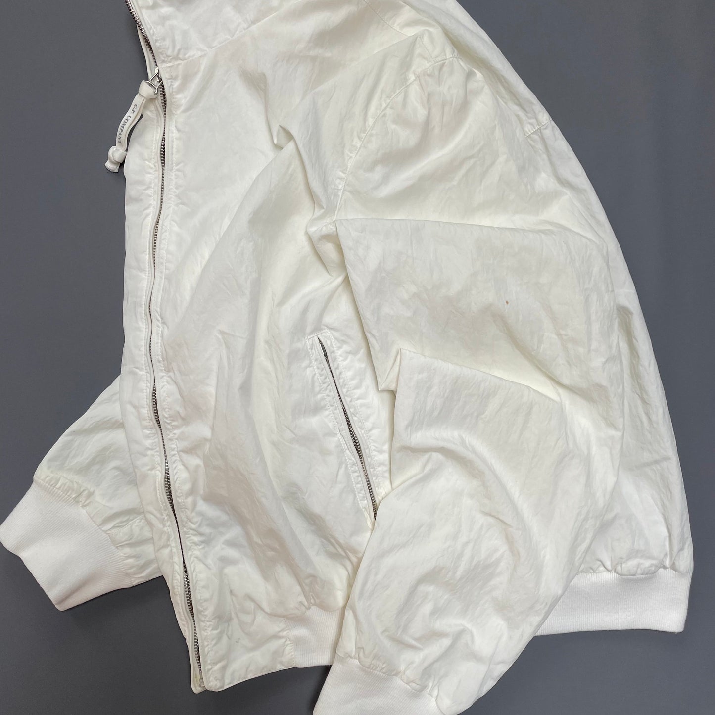 C.P. Company White Shell Bomber Jacket SS04
