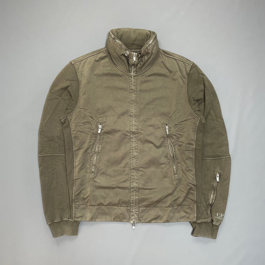 C.P. Company Brown Cotton Jacket w/ Concealed Hood SS07