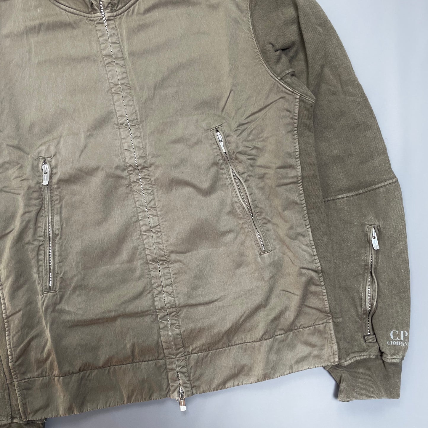 C.P. Company Brown Cotton Jacket w/ Concealed Hood SS07