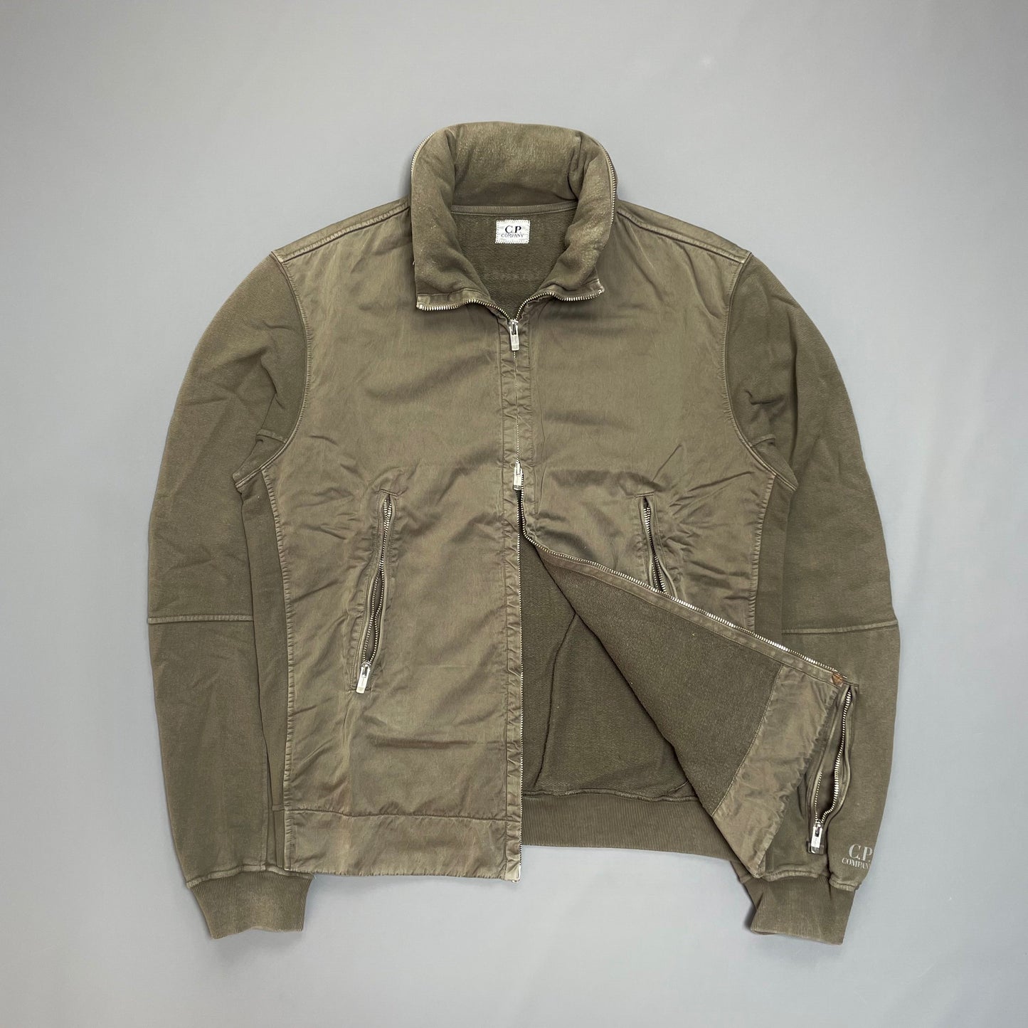C.P. Company Brown Cotton Jacket w/ Concealed Hood SS07