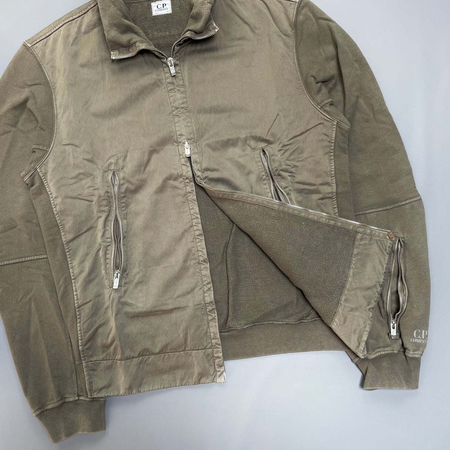 C.P. Company Brown Cotton Jacket w/ Concealed Hood SS07