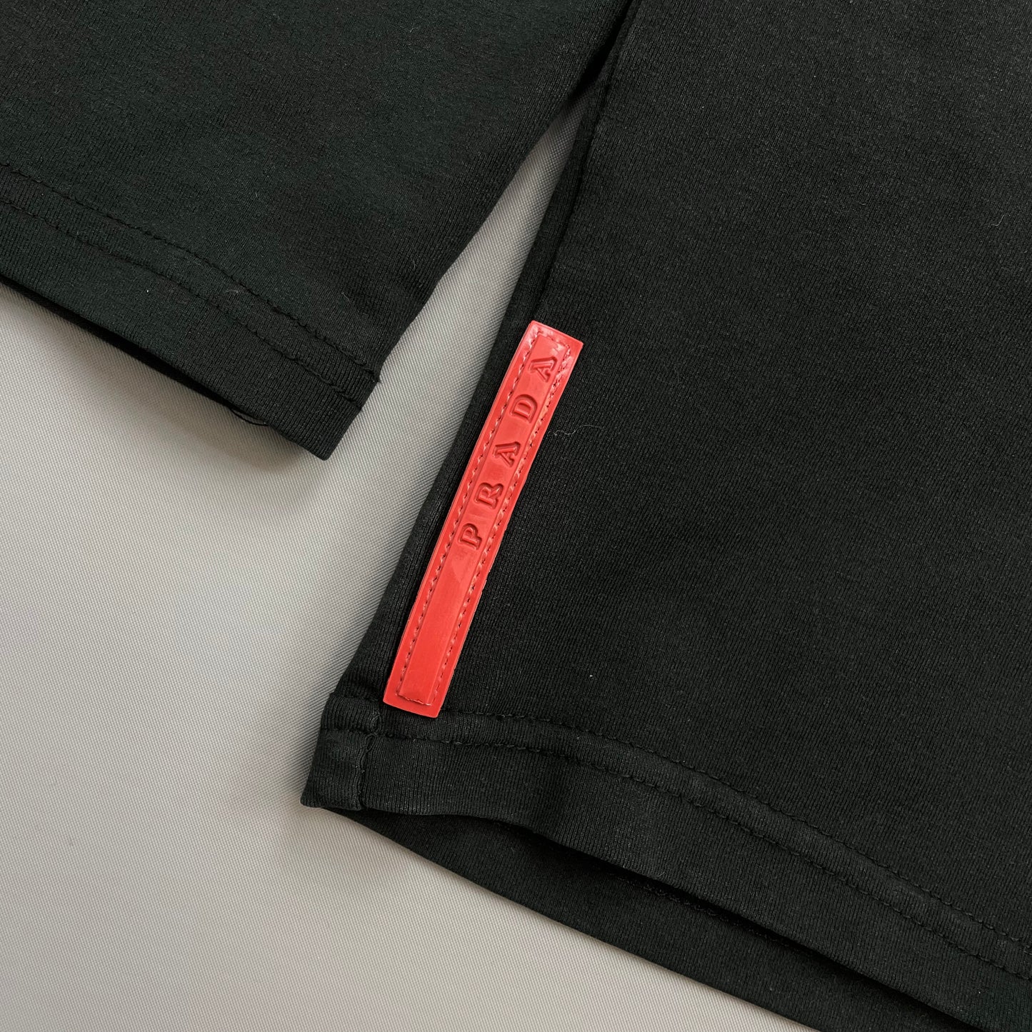 Prada Sport Black 00s Long Sleeve Rear Pocket Elastane T-Shirt