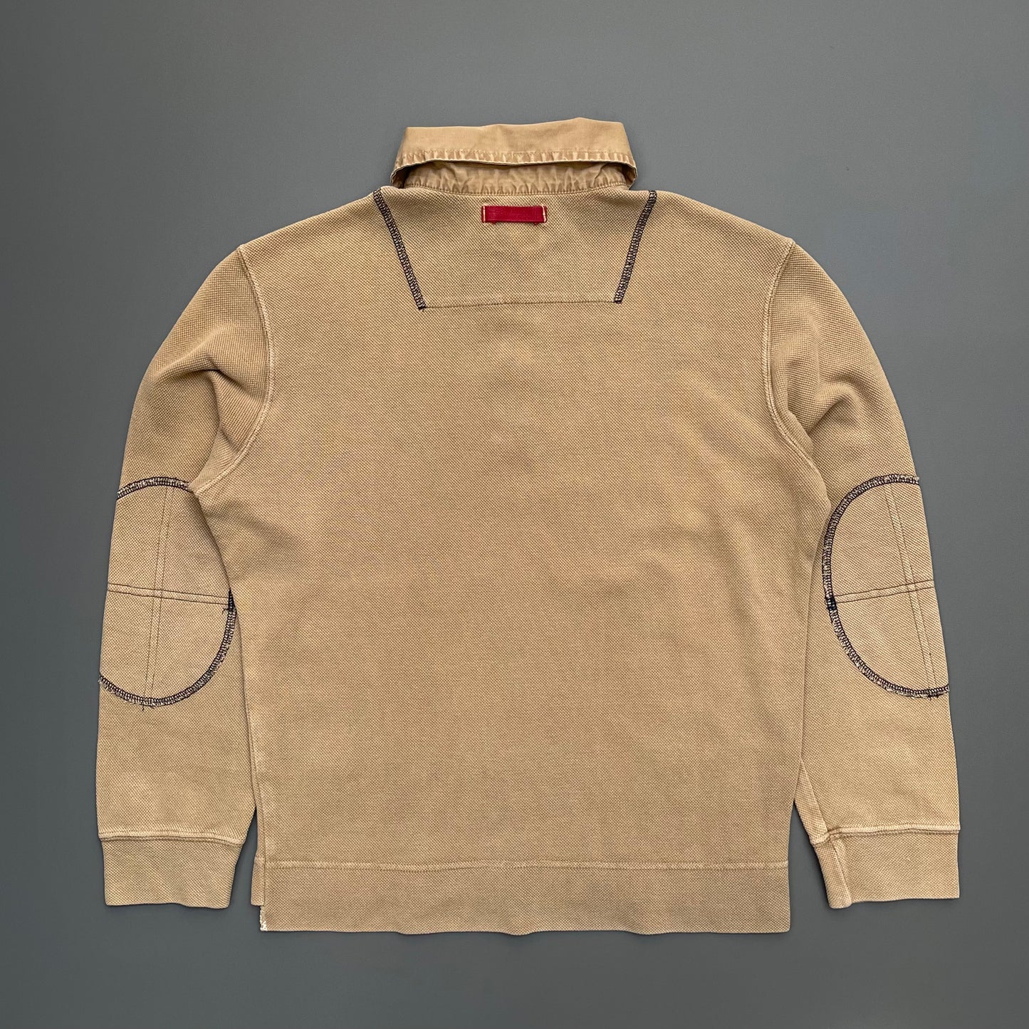 C.P. Company Light Brown Rugby Polo Jumper (Undersixteens)