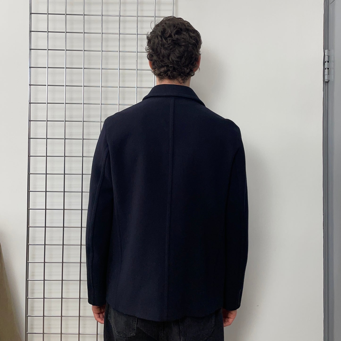 Prada Sport Navy 2008 Wool Caban Jacket
