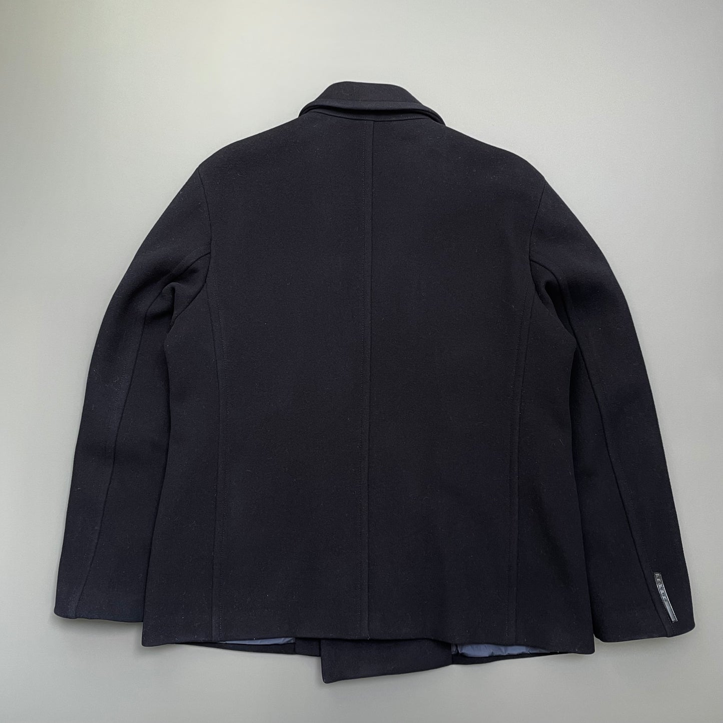Prada Sport Navy 2008 Wool Caban Jacket