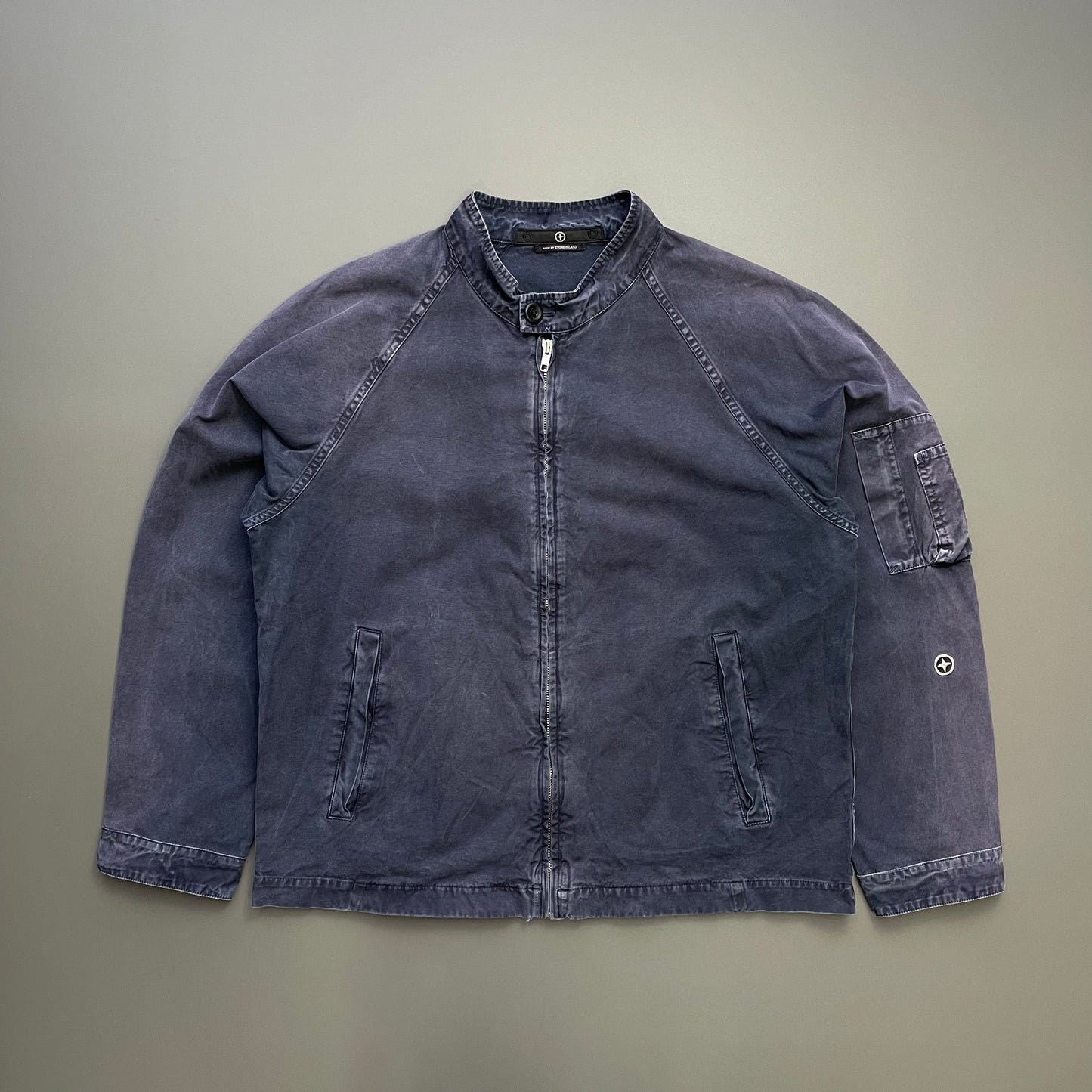 Stone Island Denims Navy SS06 Biker Jacket