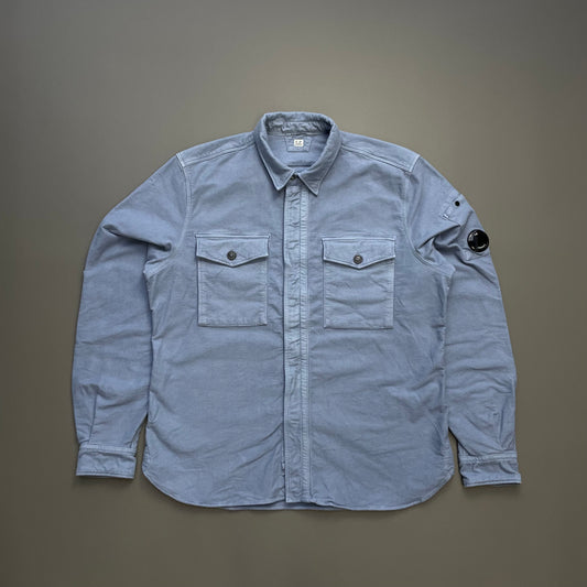 C.P. Company Blue Cotton Overshirt Jacket