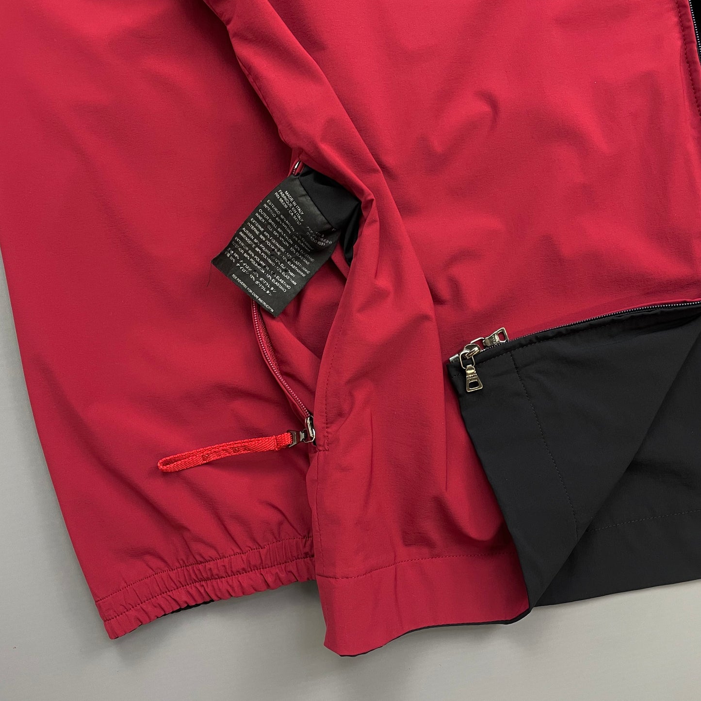 Prada Sport Navy & Red 00s Reversible Nylon Track Windbreaker Jacket