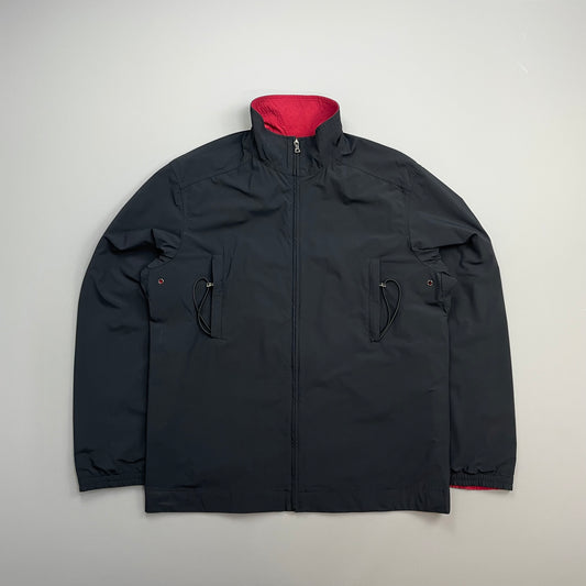 Prada Sport Navy & Red 00s Reversible Nylon Track Windbreaker Jacket