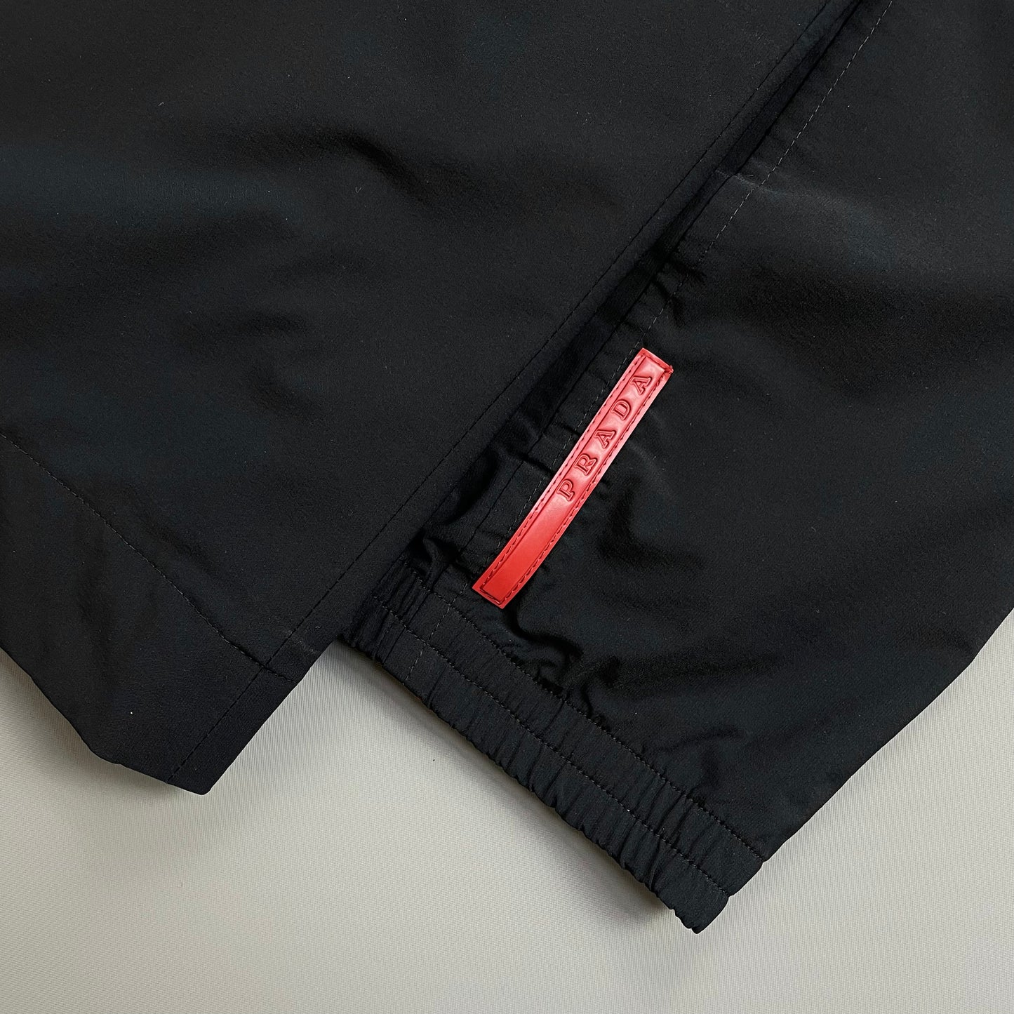 Prada Sport Navy & Red 00s Reversible Nylon Track Windbreaker Jacket