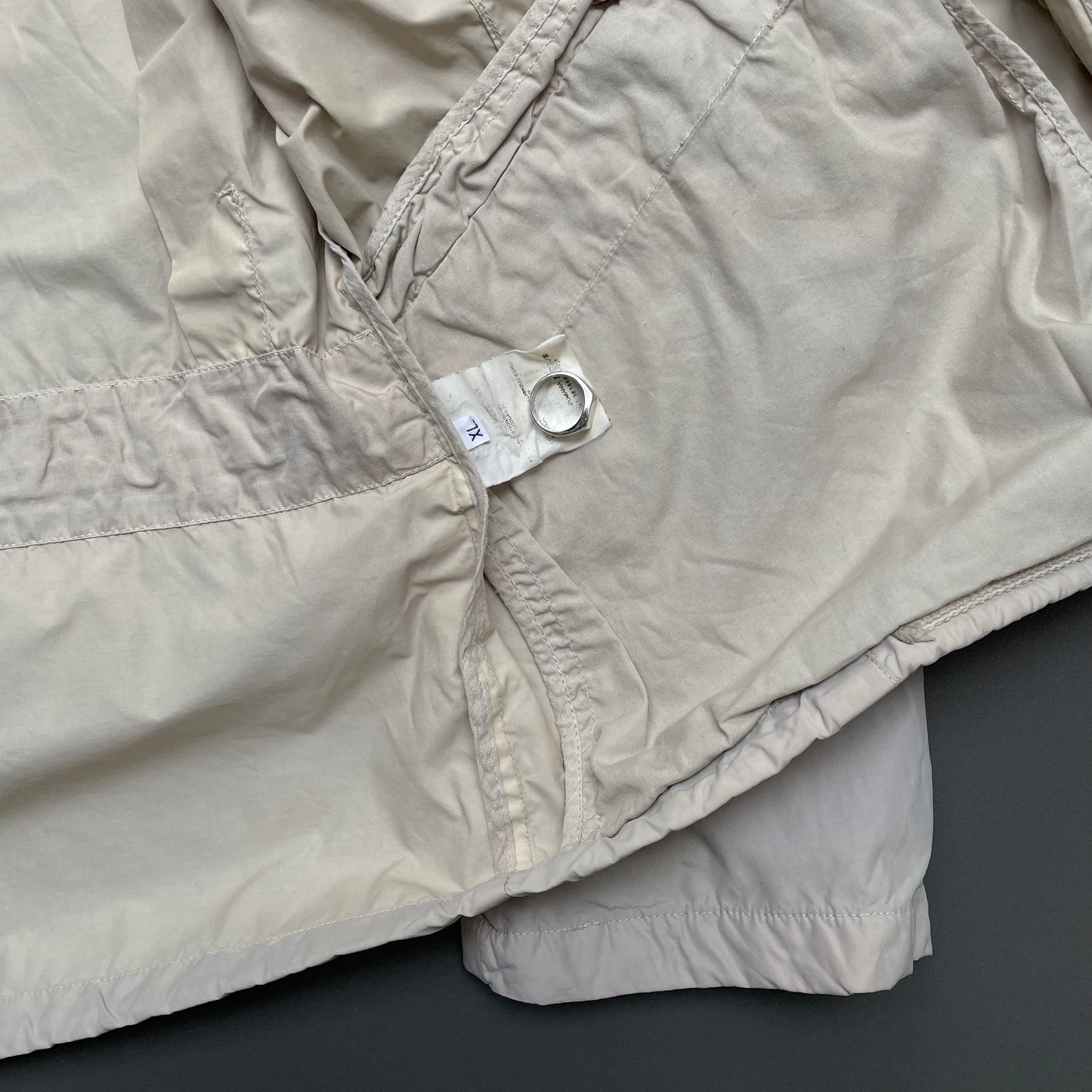 Stone Island Denims Grey SS03 Nylon Zip-Through Harrington Jacket