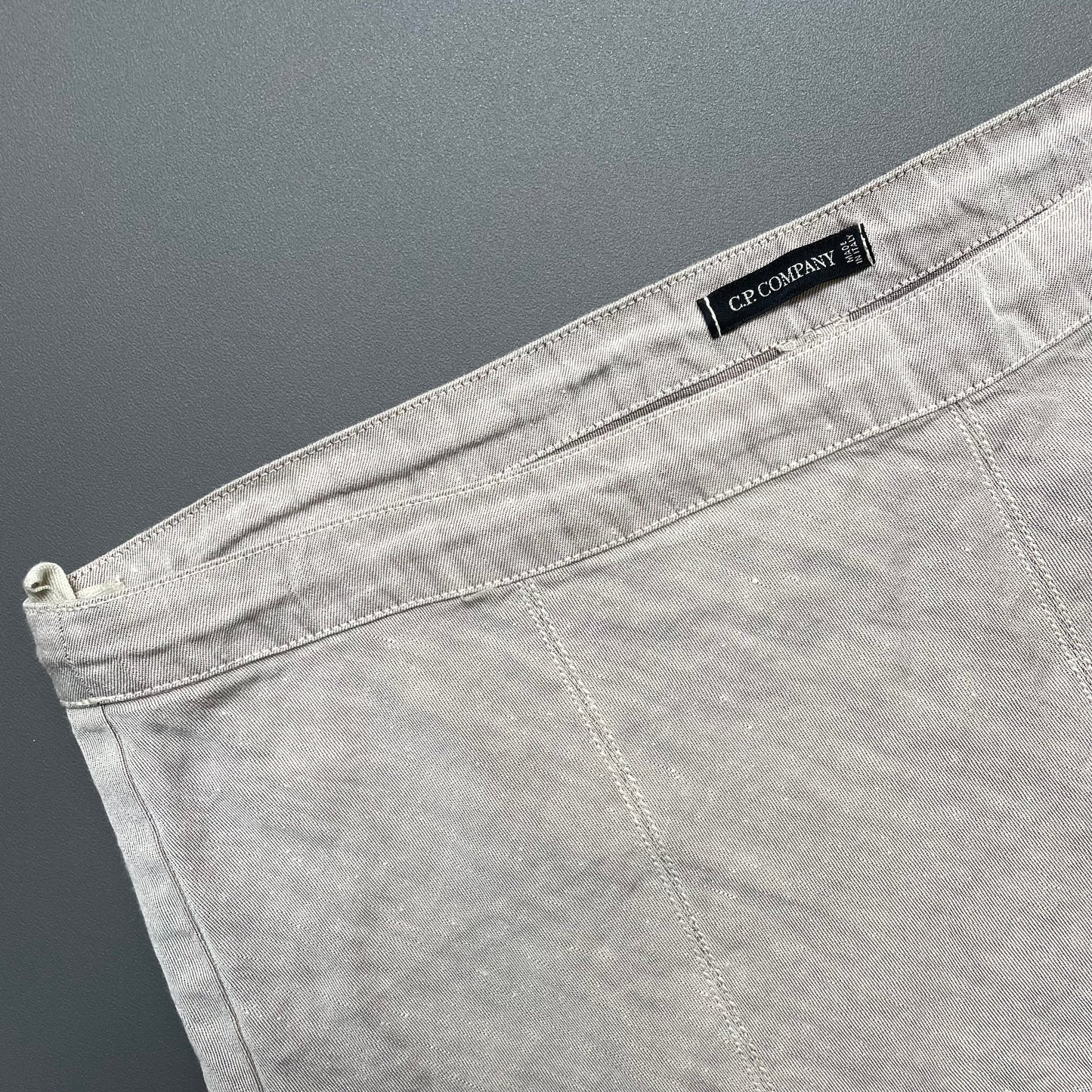 C.P. Company Donna SS05 Grey Linen Skirt