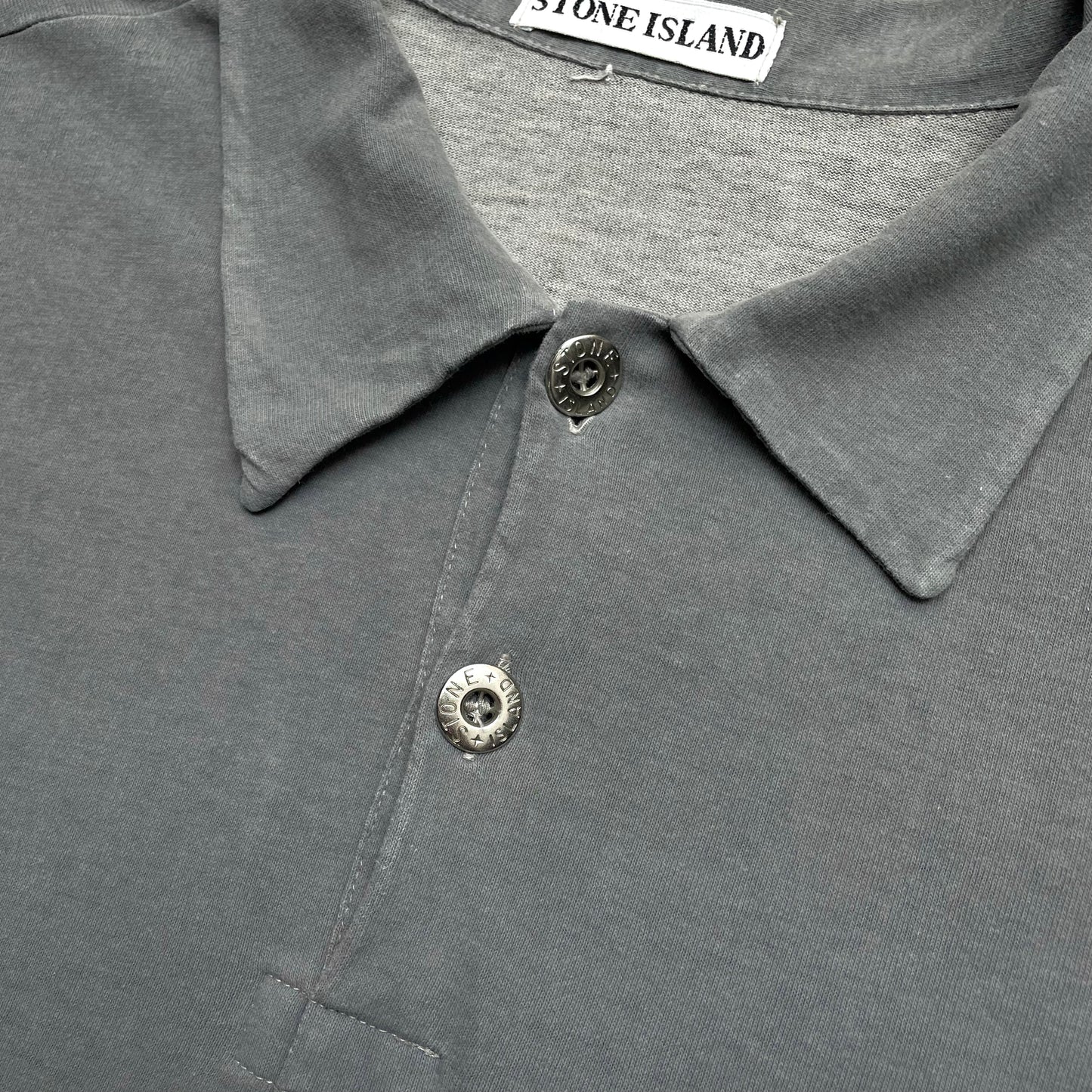 Stone Island Grey SS99 Short Sleeve Polo Shirt