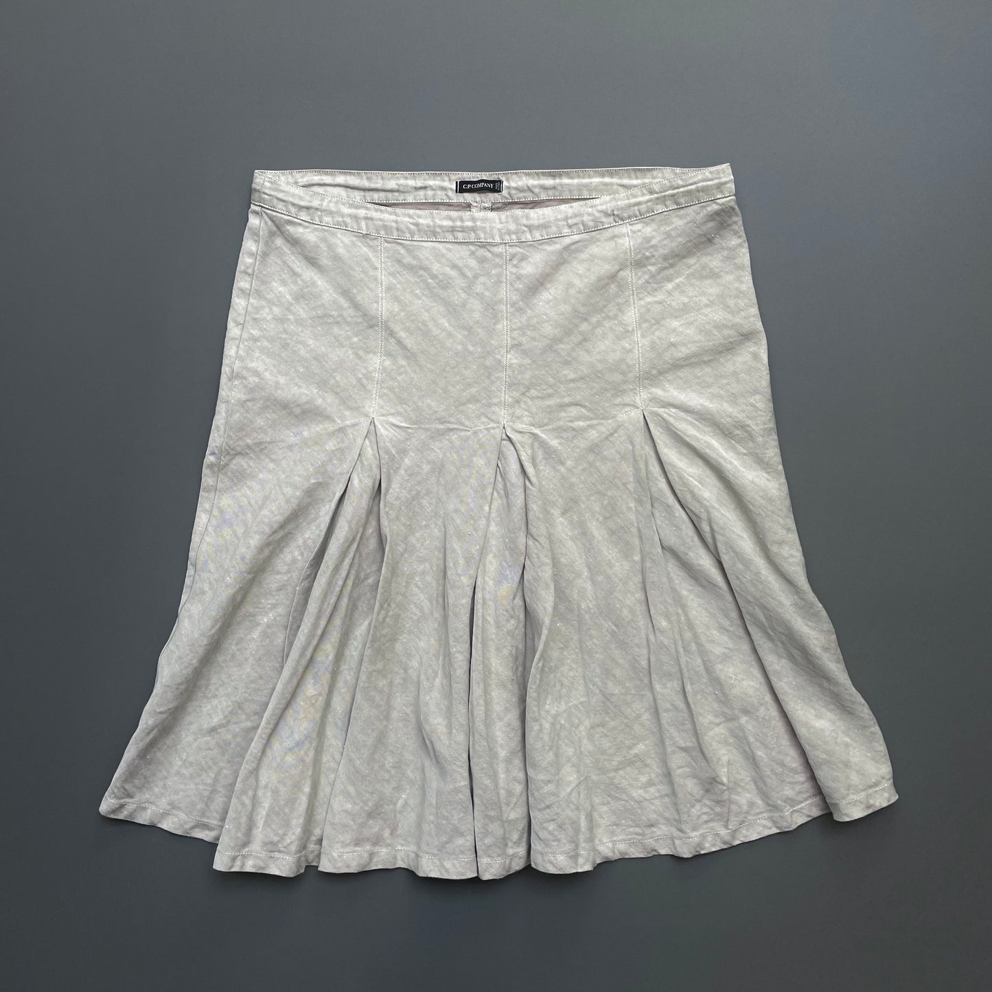 C.P. Company Donna SS05 Grey Linen Skirt