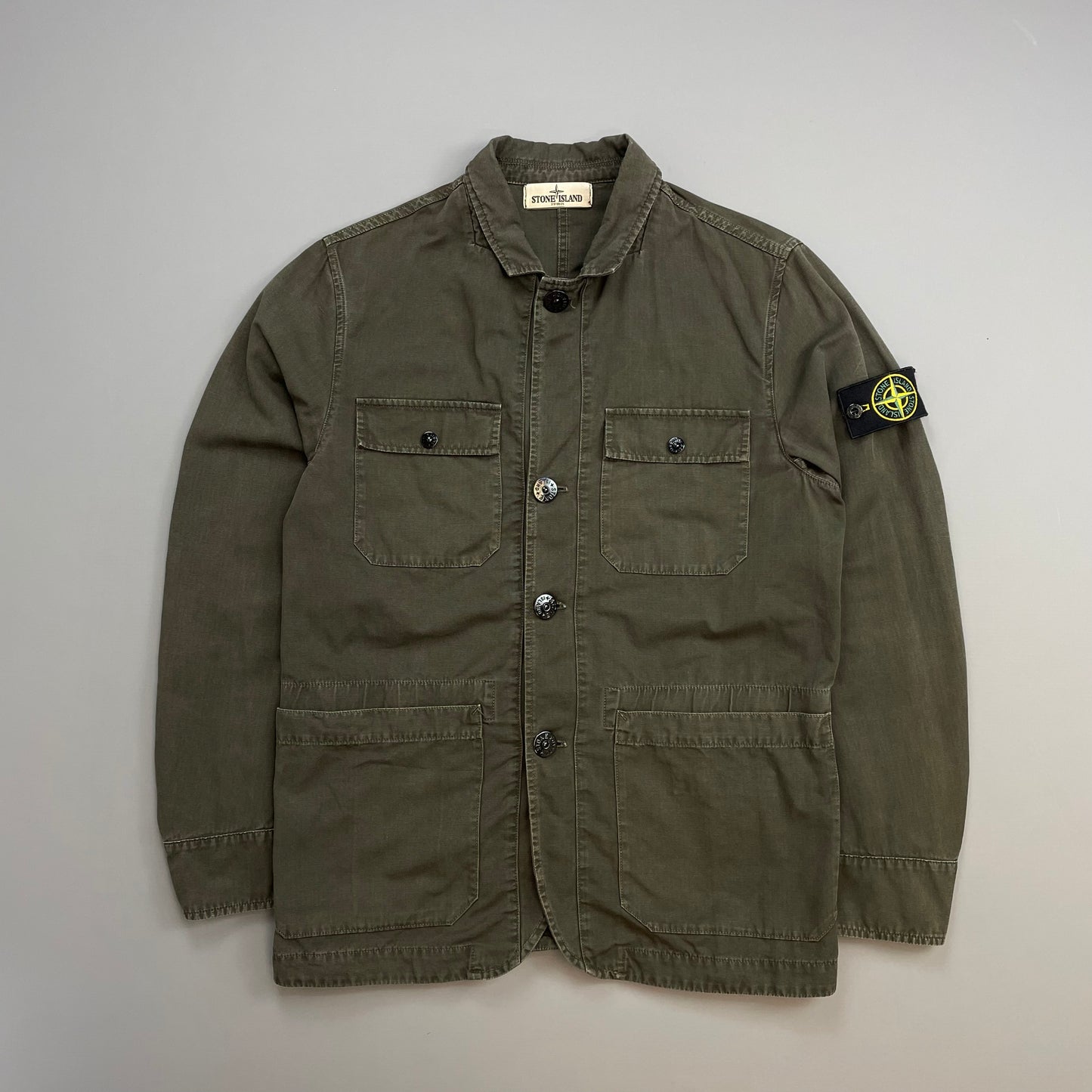 Stone Island Brown SS12 Army Tex Cotton 01 - OLD Field Jacket