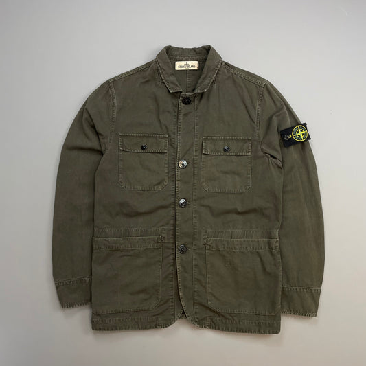Stone Island Brown SS12 Army Tex Cotton 01 - OLD Field Jacket