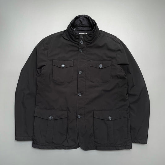 Prada Sport Black 2013 Padded Collar Liner Field Jacket