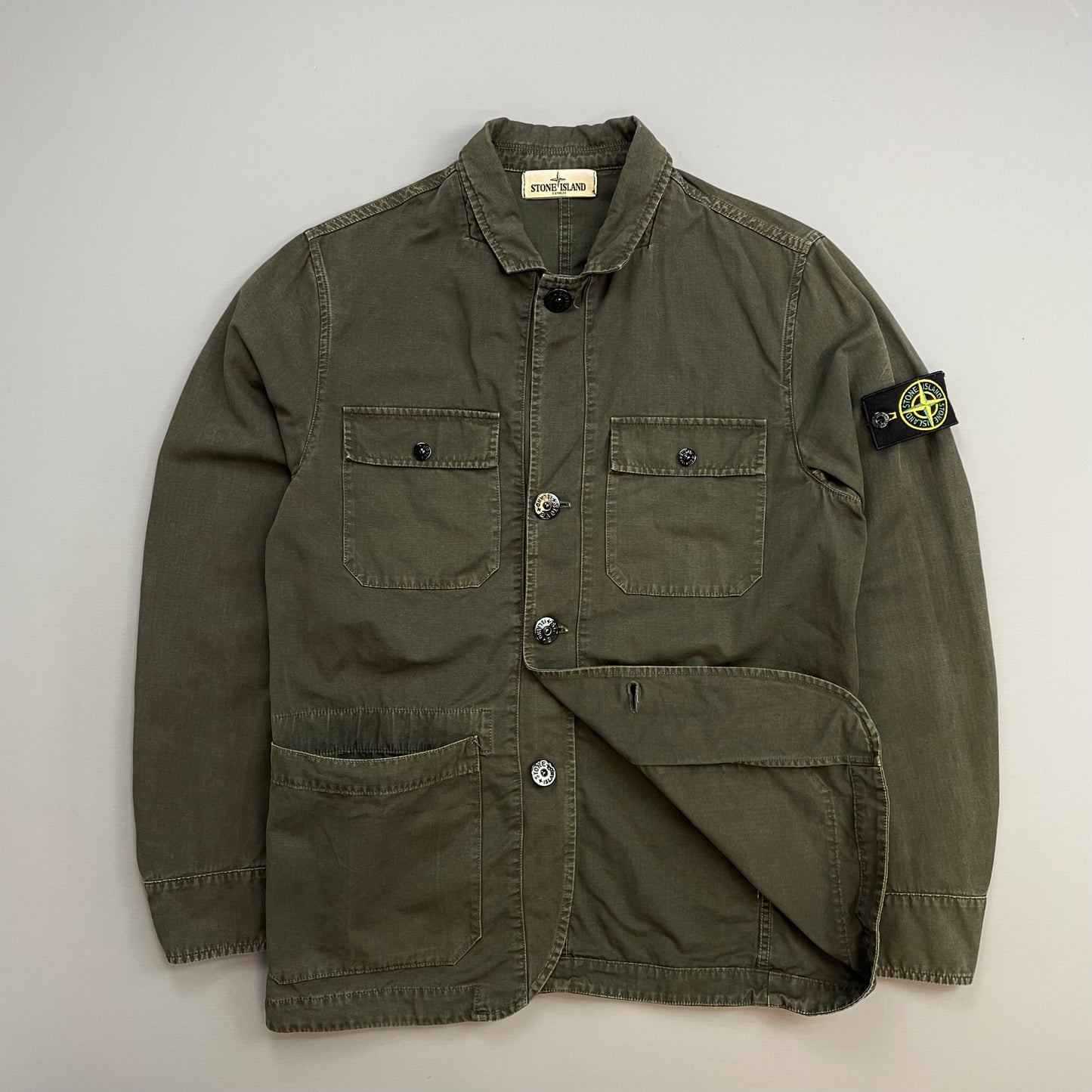 Stone Island Brown SS12 Army Tex Cotton 01 - OLD Field Jacket
