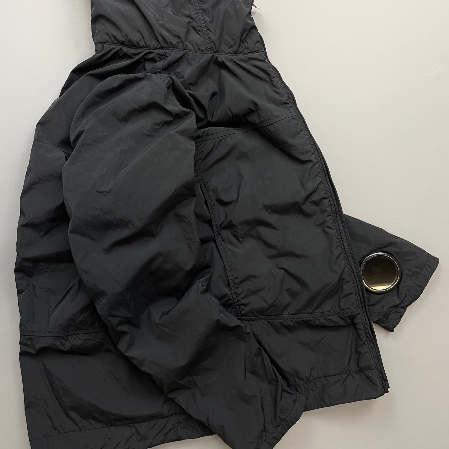 C.P. Company Black AW09 Watchviewer Cotton-Lined Hooded Nylon Jacket