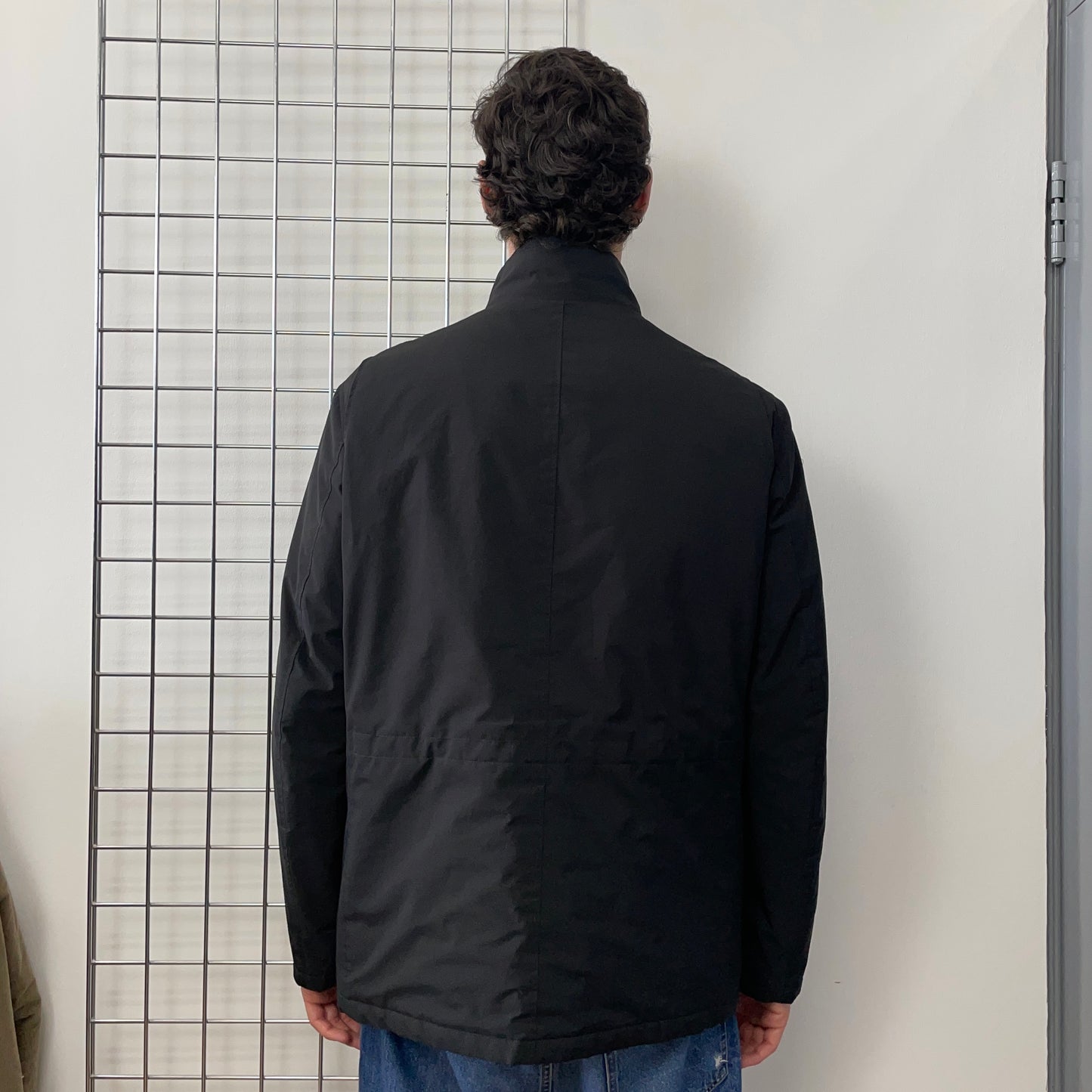 Prada Sport Black 2013 Padded Collar Liner Field Jacket