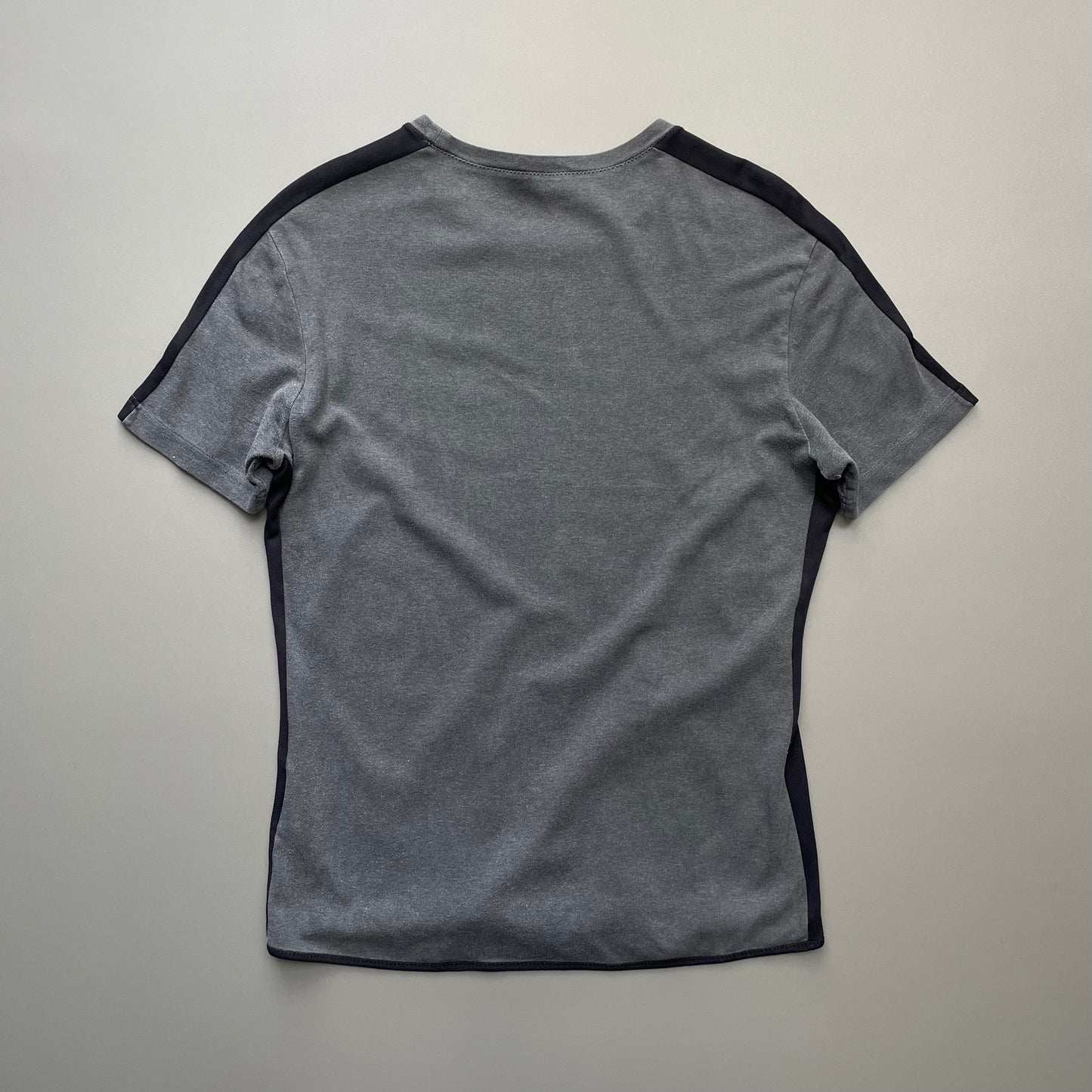 Prada Sport Grey & Black 2006 Panelled Athletic T-Shirt