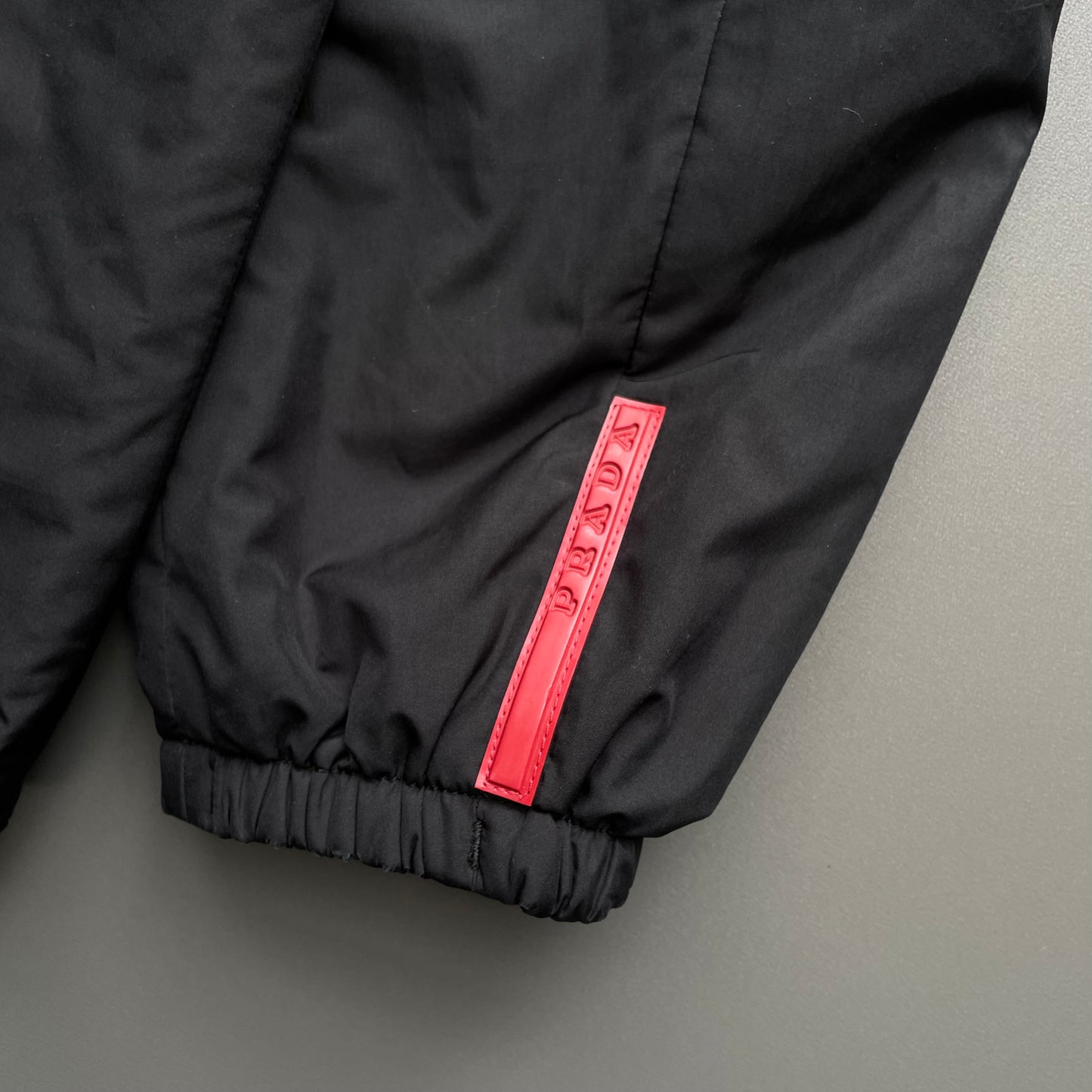 Prada Sport Black 00s Technical Minimalist Jacket