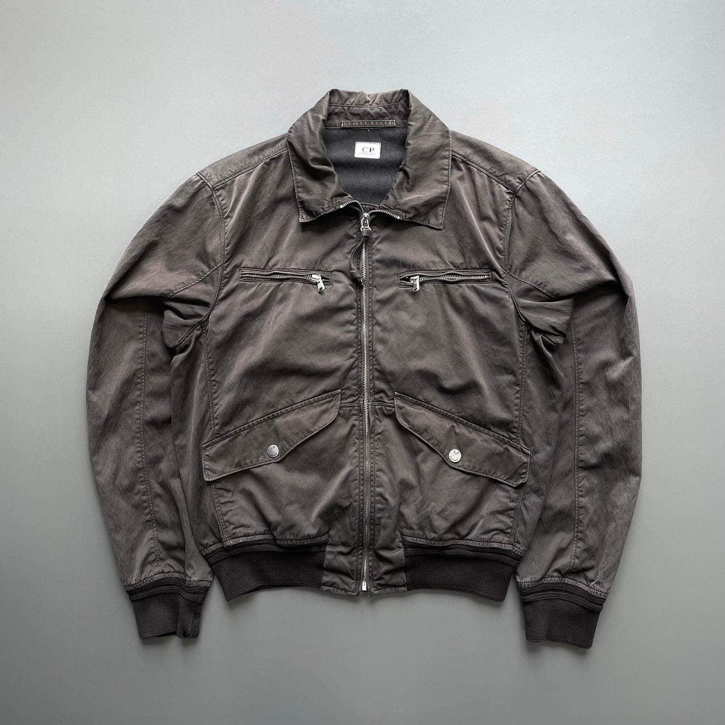 C.P. Company Brown SS07 Waxy Bomber Jacket