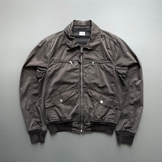 C.P. Company Brown SS07 Waxy Bomber Jacket