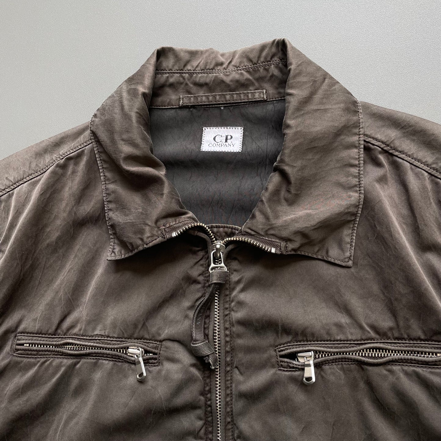 C.P. Company Brown SS07 Waxy Bomber Jacket