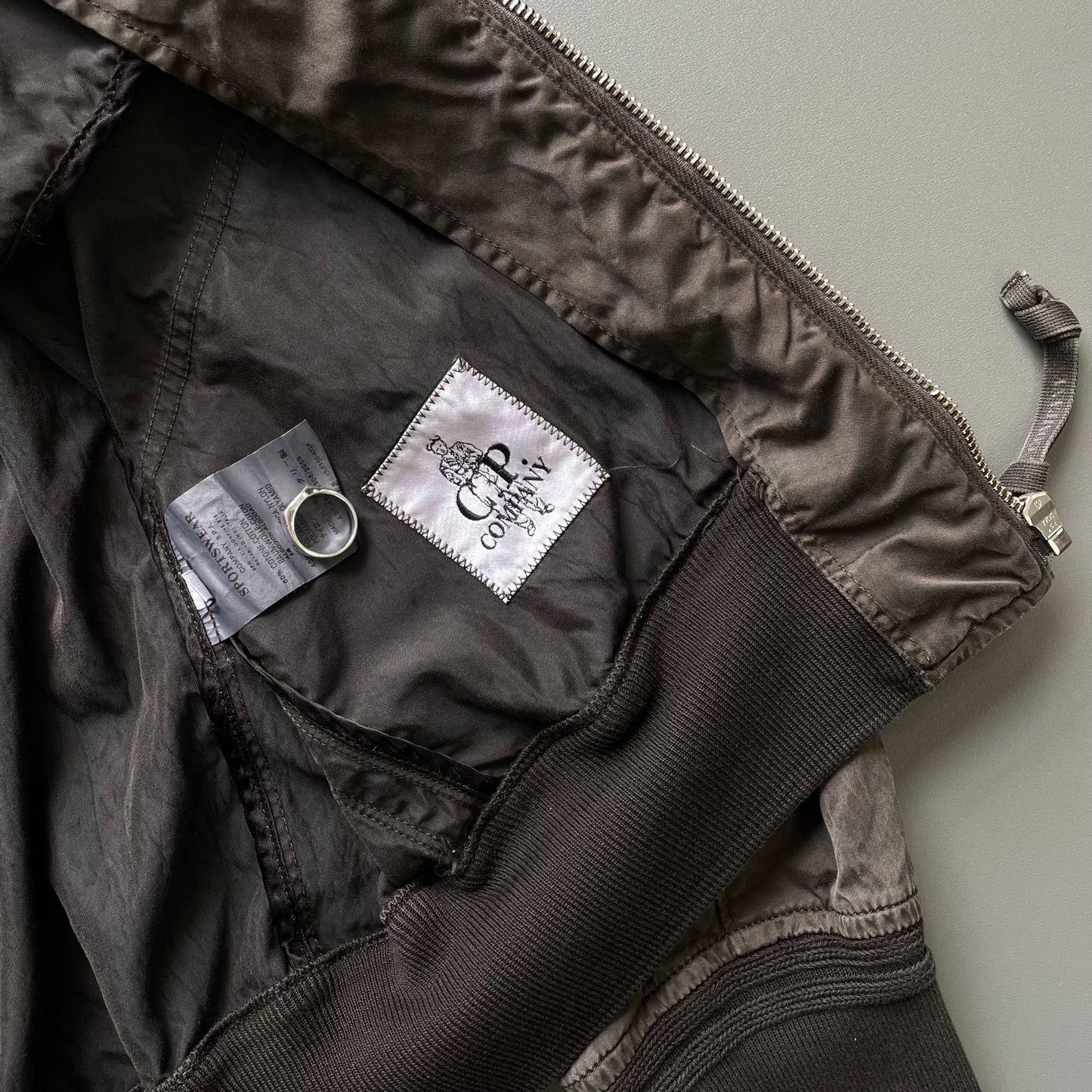 C.P. Company Brown SS07 Waxy Bomber Jacket