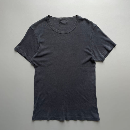 Dolce&Gabbana Black 00s Ribbed T-Shirt