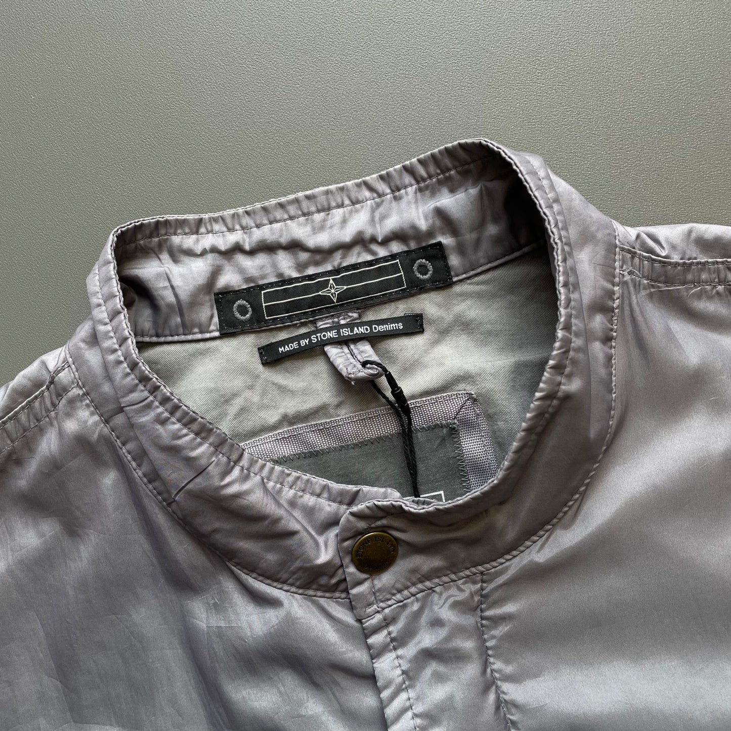 Stone Island Denims Grey SS09 Nylon Bomber Jacket