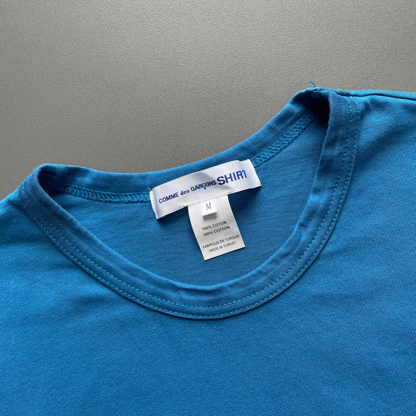 Comme Des Garçons Shirt Blue T-Shirt