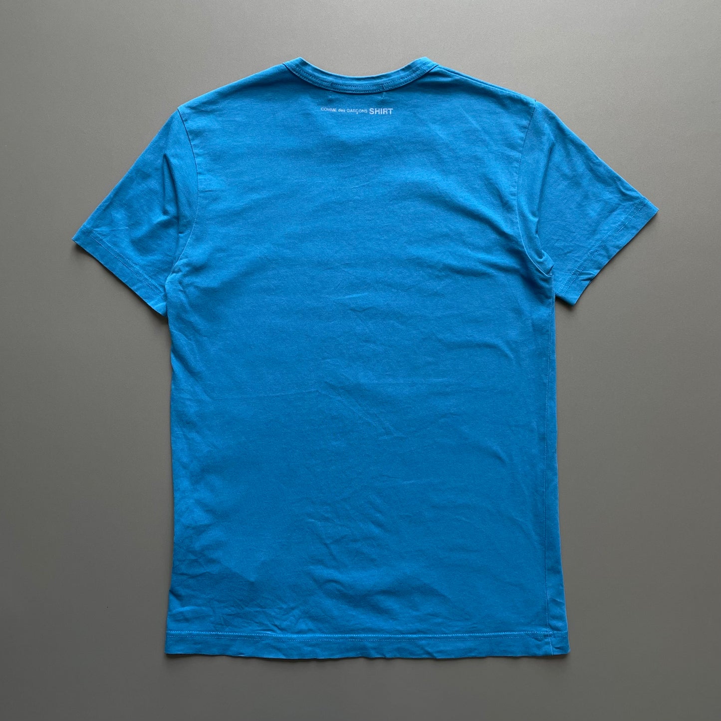 Comme Des Garçons Shirt Blue T-Shirt