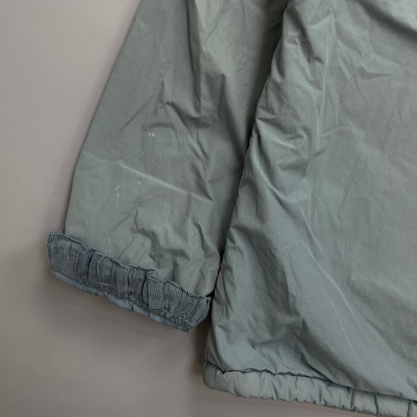 Stone Island Blue Grey AW01 Cotton Nylon Blend Lined Hooded Windbreaker Jacket