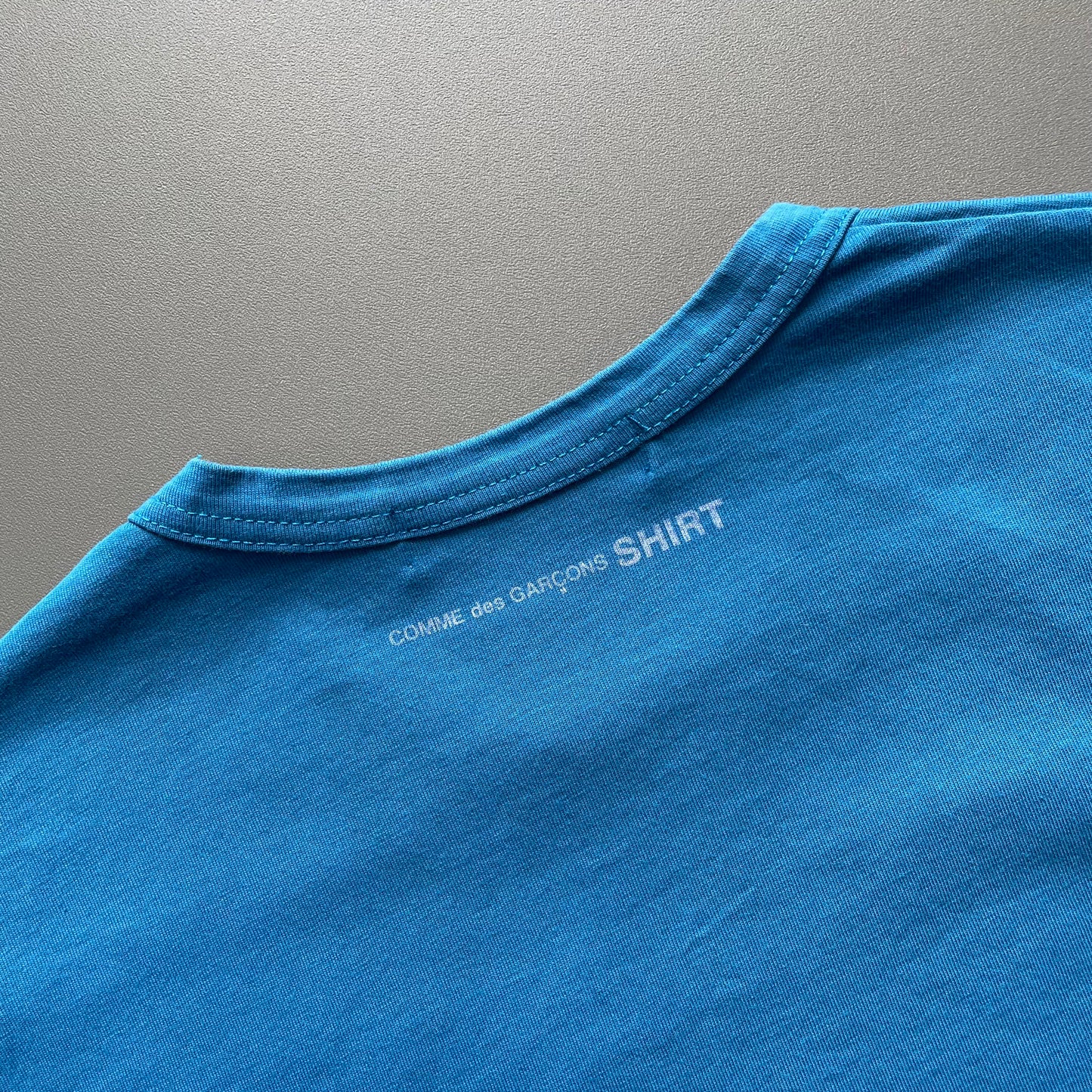 Comme Des Garçons Shirt Blue T-Shirt